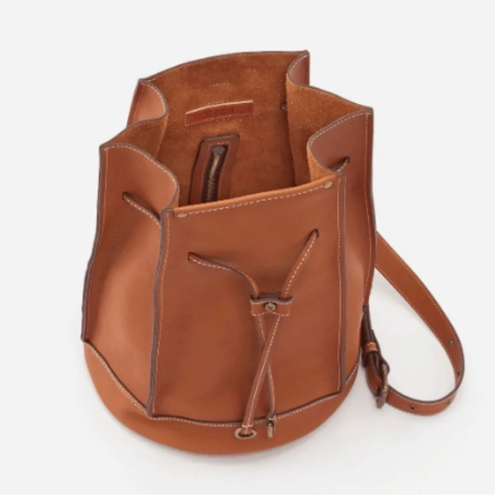 HOBO Tan Leather Backpack